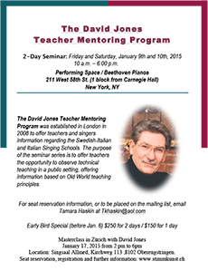 David Jones Seminar